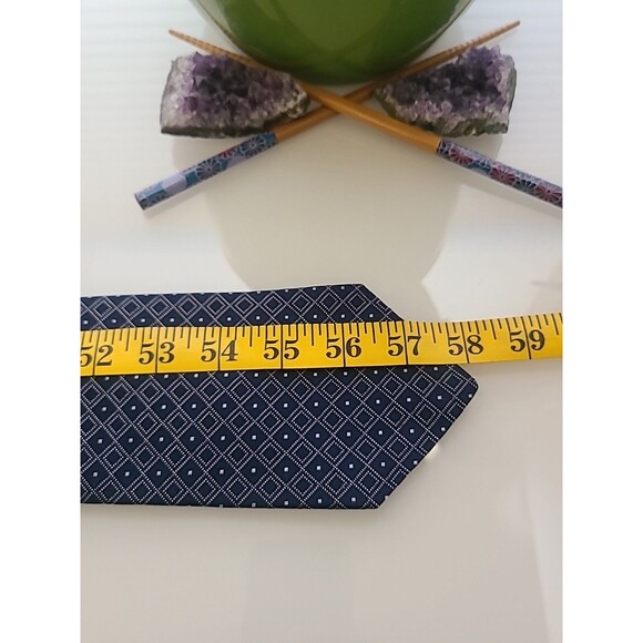 Tommy Hilfiger Mens Repp Imported Silk Classic Graphic Vintage Neck Tie Work - Picture 8 of 9